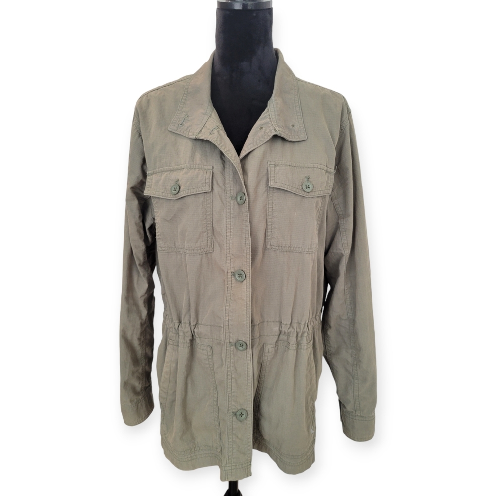 Eddie Bauer Indie Army Lightweight Green Jacket